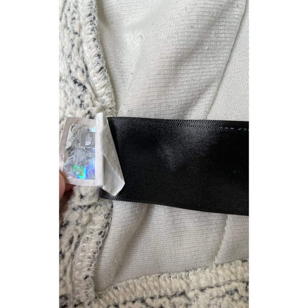 The North Face fleece sherpa full zip jacket women medium vintage grey - Picture 12 of 12